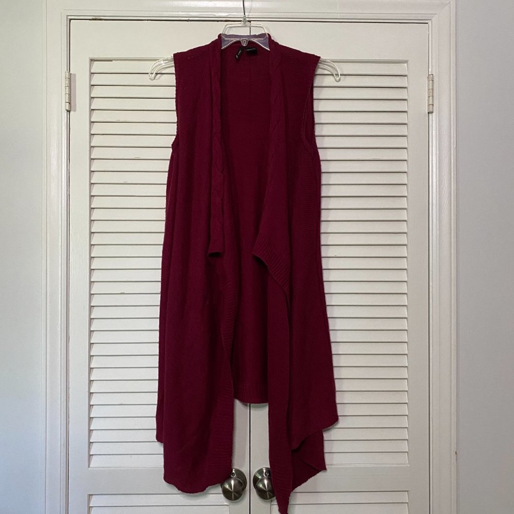 ND Waterfall Sleeveless Sweater Large